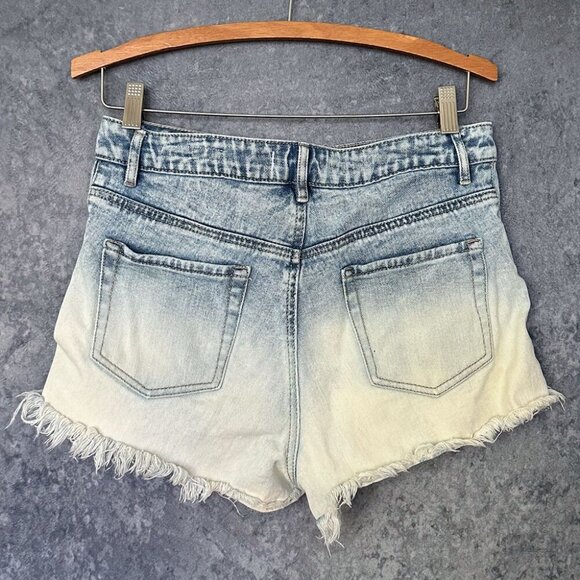 PacSun High Rise Jean Shorts, Very Distressed, Size 28 - Picture 2 of 4